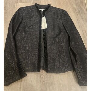 Noviello Bloom Black Gold Blazer